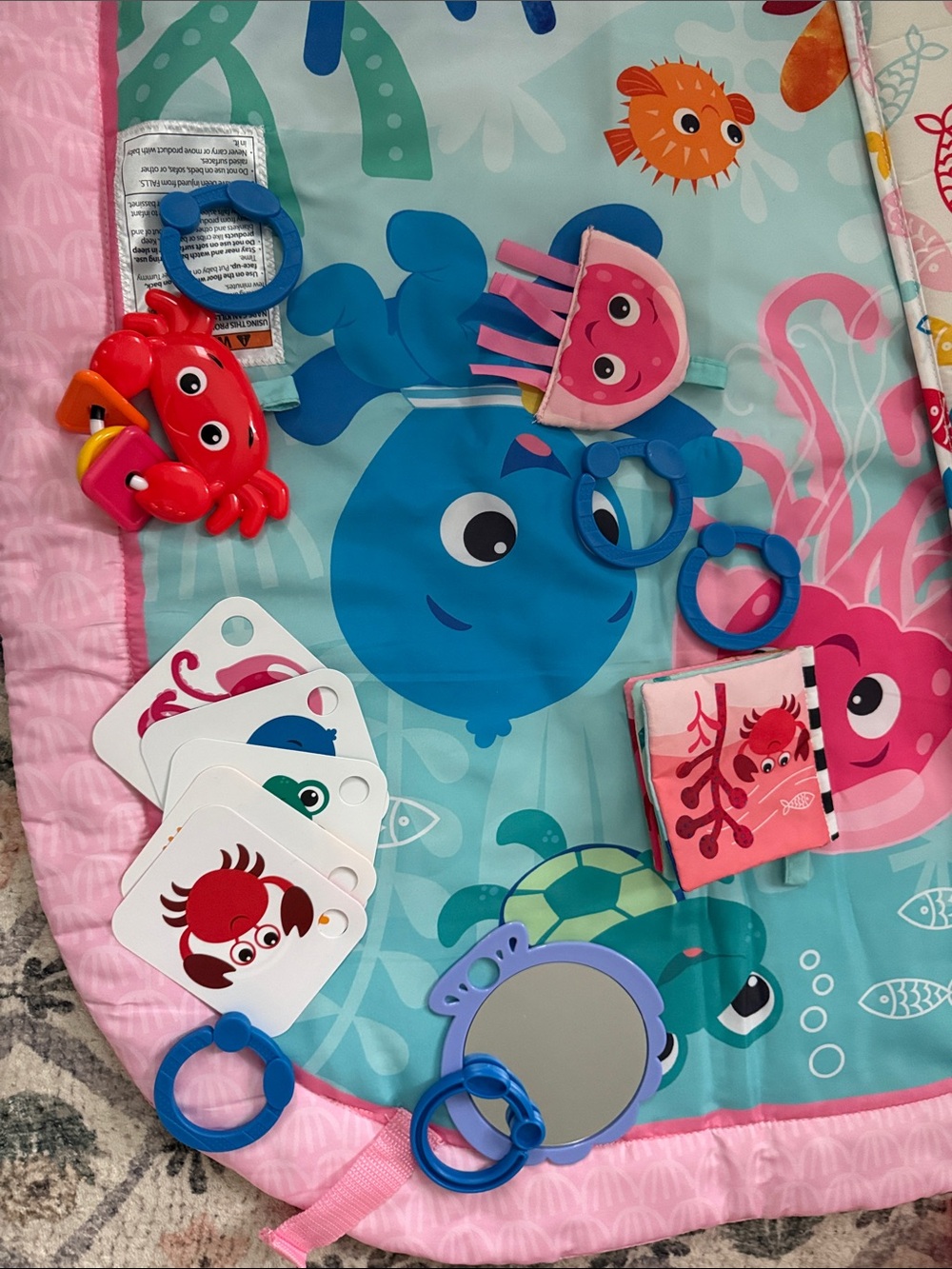 Baby Einstein Kickin Tunes Jellyfish musical play mat - Picture 3 of 3